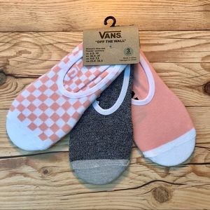 Vans 3 Pack Women’s No Show Socks